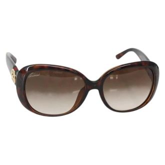 Gucci Pre-owned Accessories, female, Brown, Size: ONE SIZE Pre-owned Vintage Sunglasses