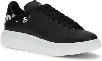 Alexander McQueen Mens Oversize Sneakers Black-White Black/white