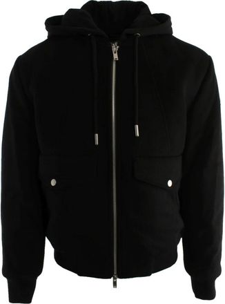 Moose Knuckles Ellington Bomber - Heren - Vesten met rits - Zwart - S - Wol - Hoodies & sweatvesten