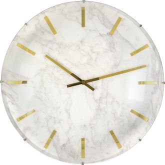 Westclox Large Analog Wall Clock in White And Gray at Nordstrom Rack