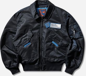 GR10K Alpha Industries CWU-45 Bomber Jacket Rep Navy