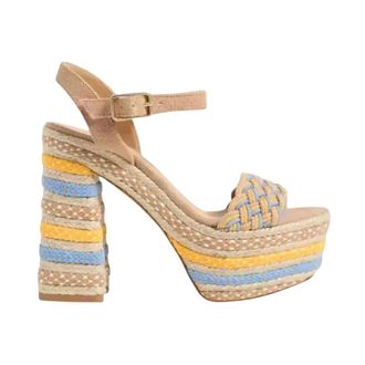 Castaner High Heel Sandals, female, Multicolor, Size: 11 US Anne Platform Sandals