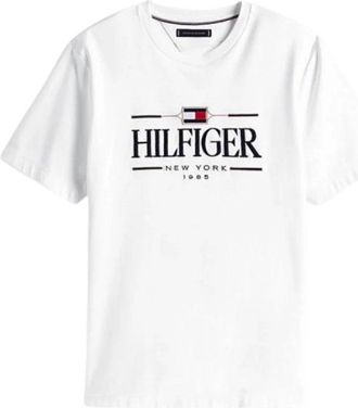 Tommy Hilfiger T-Shirts - Heren - T-shirts - Wit - L - Tops
