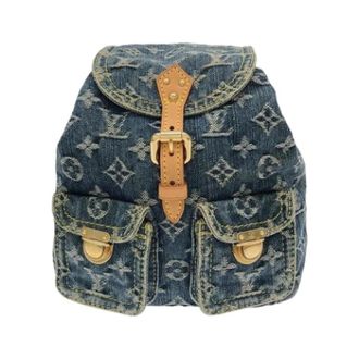 Louis Vuitton Pre-owned Vintage Denim Backpack - - Pre-owned - Donna - Blu - ONE SIZE