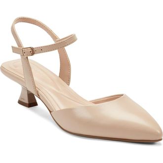 Easy Spirit Halyn Ankle Strap Kitten Heel Pump in Lna01 at Nordstrom Rack, Size 10.5