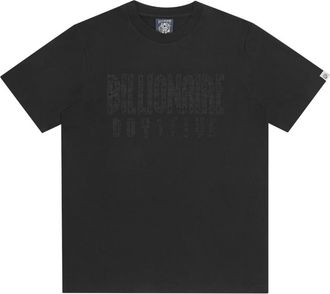 Billionaire Boys Club T-Shirts, male, Black, Size: L Rhinestone Logo T-shirt