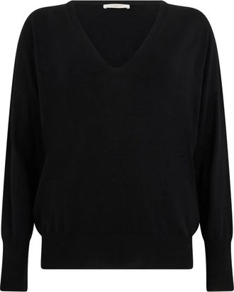 Slowear Jersey de cuello en V - Knitwear - Mujer - Negro - M
