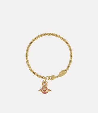 Vivienne Westwood Capucine Bracelet Gold-white-crystal-fuchsia-enamel Gold-white-crystal-fuchsia-enamel Women