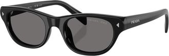Prada Prc 08S Zonnebril - unisex - Zonnebrillen - Zwart - 50 MM - Accessoires
