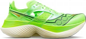 Saucony Womens Endorphin Elite Running Shoes In Slime Vert