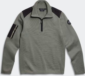 Canada Goose Chandail Stormont avec fermeture &eacute;clair &frac14; Black Label (Hommes, Sagebrush, P)