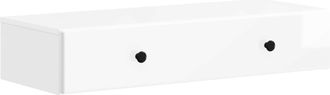 vidaXL Mesa Lateral Montada En La Pared Brillante 87,5 X 34,5 X 17 Cm Vidaxl