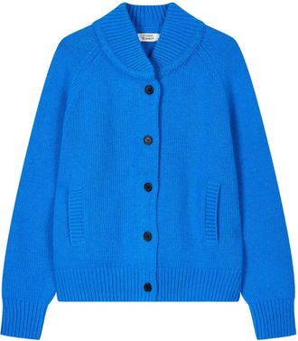STUDIO TOMBOY button-fastening cardigan - women - Wool/Nylon/Polycotton - OS - Blue
