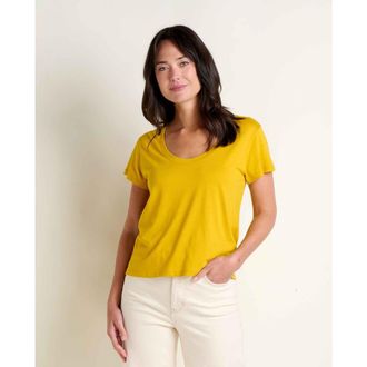 Toad & Co Whisper Tee in Gold at Nordstrom, Size X-Large