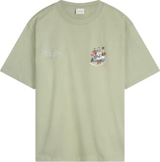 Filling Pieces Heren, Tops, Groen, Maat: XS Katoen