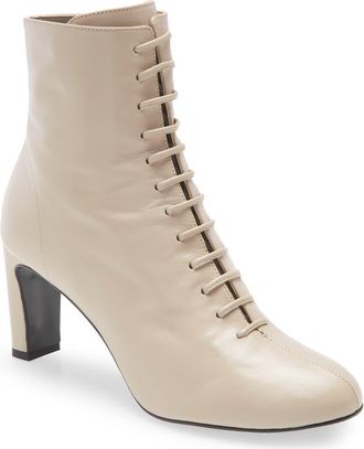 Ted Baker Annazel Lace-Up Bootie in Natural at Nordstrom, Size 11Us