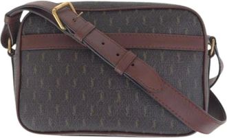 Saint Laurent Pre-owned Cross Body Bags, female, Brown, Size: ONE SIZE Pre-owned Leather shoulder-bags