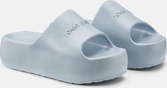 Tommy Jeans Slippers met plateauzool