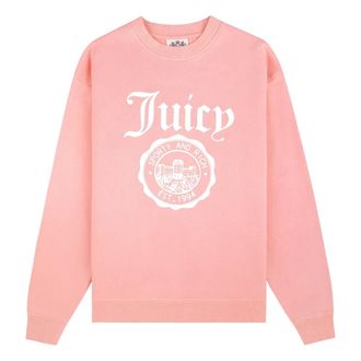 Juicy Couture Juicy Emblem Sweatshirt - Dames - Sweatshirts - Roze - XS - Hoodies & sweatvesten