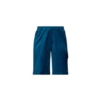 C.P. Company Metropolis Series Stretch Fleece Cargo Sweatshorts - male - C.P. Company - Beachwear - Blue - M - Swimwear