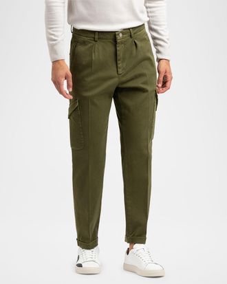 Boglioli Mens Military Cargo Pants
