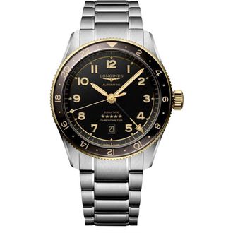Longines Spirit Zulu Bracelet Watch, 39mm in Black at Nordstrom