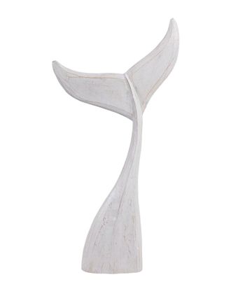 Sagebrook Home 32In Wood Whale Tail D&eacute;cor