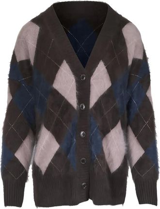 Lisa Yang Cardigan Elaria con bottoni - Marrone