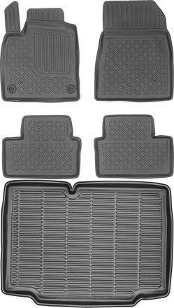 OEM Renault Clio V Hatchback A Partir De 2019 Set - Alfombrillas Para Coche + Alfombrilla Para Maletero