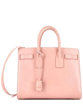 Saint Laurent Pink Leather Sac De Jour Bag Small (Authentic Pre-Loved)