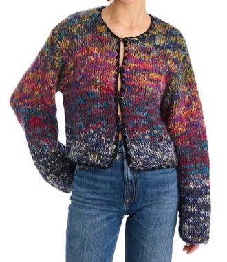 Allison New York Dora Cardigan In Rainbow