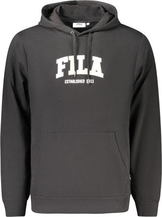 Fila Rifredi Hoodie - Heren - Hoodies - Zwart - L - Katoen - Hoodies & sweatvesten