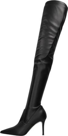 Le Silla Over-knee Boots - Dames - Over de knie laarzen - Zwart - 38 EU - Schoenen