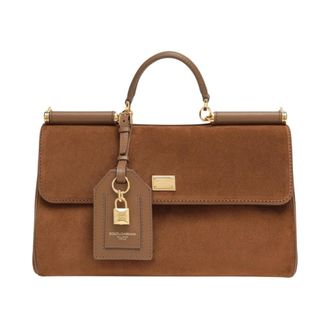 Dolce & Gabbana Tassen, Dames, Bruin, ONE Size, Borsa a Mano