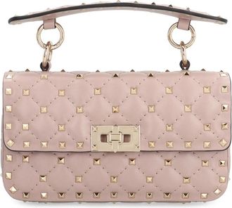 Valentino Garavani Kleine Nappa Rockstud Spike Tas - Dames - Handtassen - Roze - ONE Size - Leer - Tassen