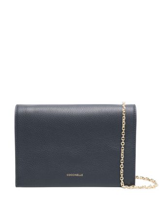 Coccinelle Dandy clutch bag - women - Calf Leather - One Size - B29 MIDNIGHT BLUE