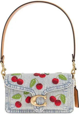 Coach Cherry Embroidered Tote Bag