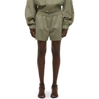 Helmut Lang Cotton Boxer Shorts in Vetiver at Nordstrom, Size X-Large