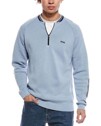 HUGO BOSS Tape 1/4-Zip Sweater