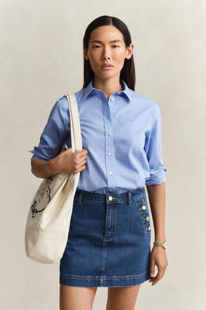 GANT Women Regular Fit Classic Poplin Shirt (34) HYDRANGEA BLUE
