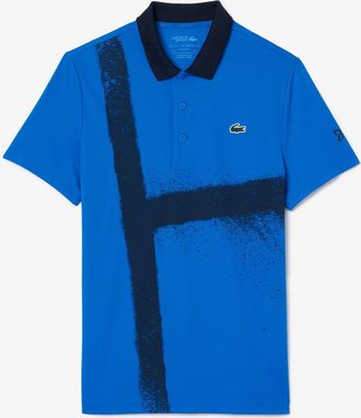 Lacoste Sport Heren Lacoste Sport Novak Djokovic Poloshirt in Blauw