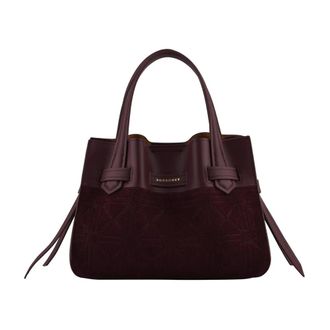 Pourchet Tassen, Dames, Rood, ONE Size, Leer, Blossom PM