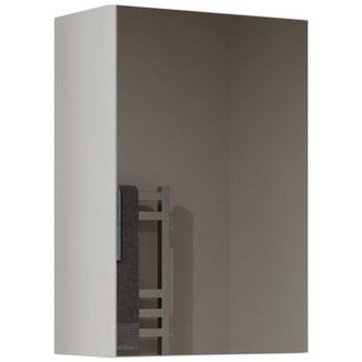 Hucoco Hucoco - Tonni - Armario Con Espejo De Pared 1 Puerta - Mueble De Cuarto De Ba&ntilde;o Con Espejo - Dimensiones 40x22x60 Cm - Almacenaje De Cuarto De Ba&ntilde;o