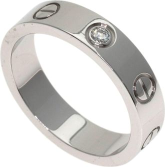 Cartier White Gold White Gold (18K) Band Ring (Pre-Owned)