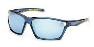 Timberland TB00055 Polarized 90D Mens Sunglasses Blue Size 66