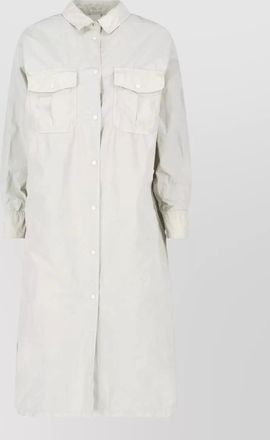 Aspesi coat collared neck chest and side pockets