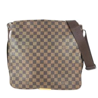 Louis Vuitton Pre-owned Cross Body Bags, male, Brown, Size: ONE SIZE Pre-owned Damier Canvas Messenger Bag