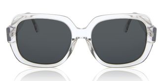 Arise Collective Square Full Rim Plastic Mens Prescription Sunglasses Clear Size 53 - Arise Collective