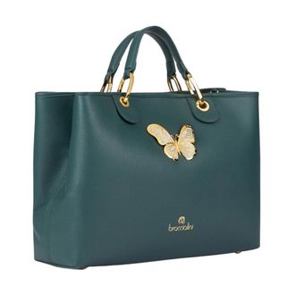 Braccialini Beth Jewels Handbag - Dames - Tassen - Groen - Maat: ONE Size Poliester