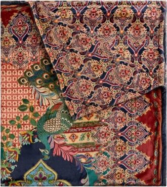 Johnny Was Amira Laurel Canyon Cozy Blanket In Red